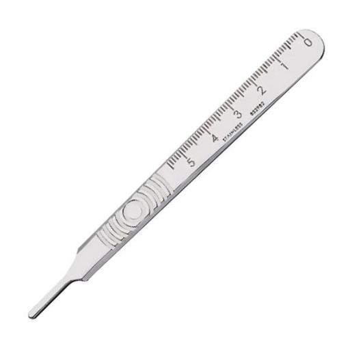Stainless Steel graduated surgical handle No. 3