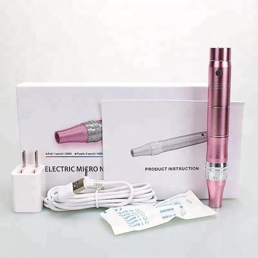 Micro-needling Pen with LCD SCREEN AND 12PCS CARTRIDGES